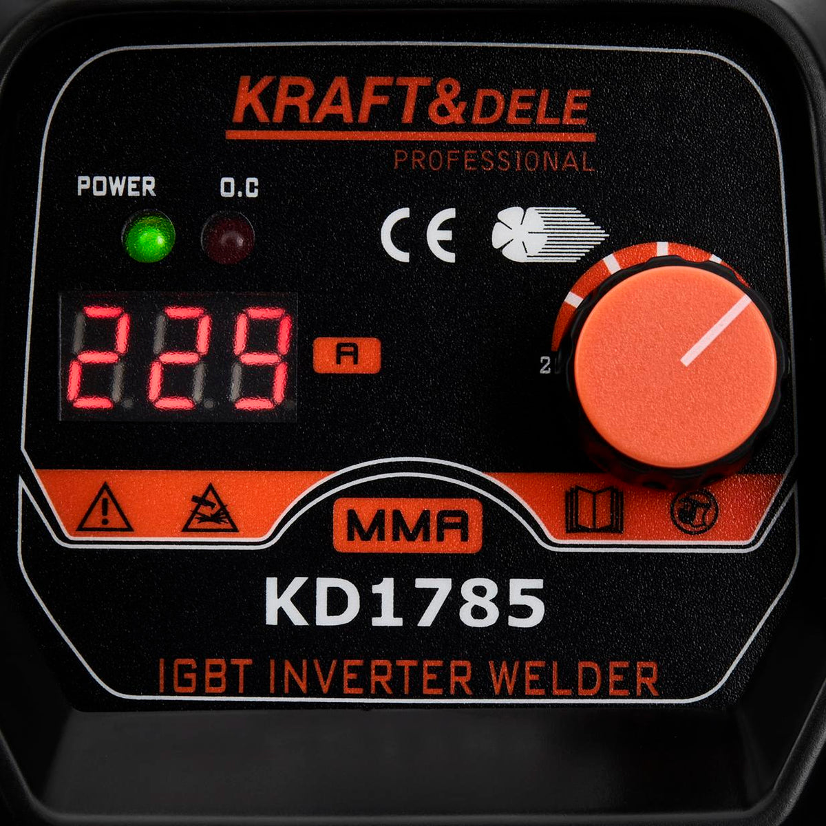 KRAFT&DELE inverterkeevitusseade 330 A MMA TIG LIFT VRD KD1785 – pilt 10