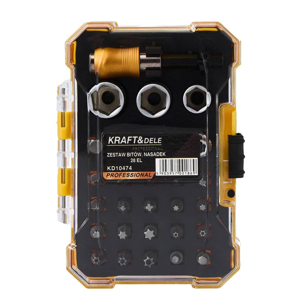 KRAFT&DELE 28-osaline kruvikeerajaotsikute komplekt KD10474 – pilt 3