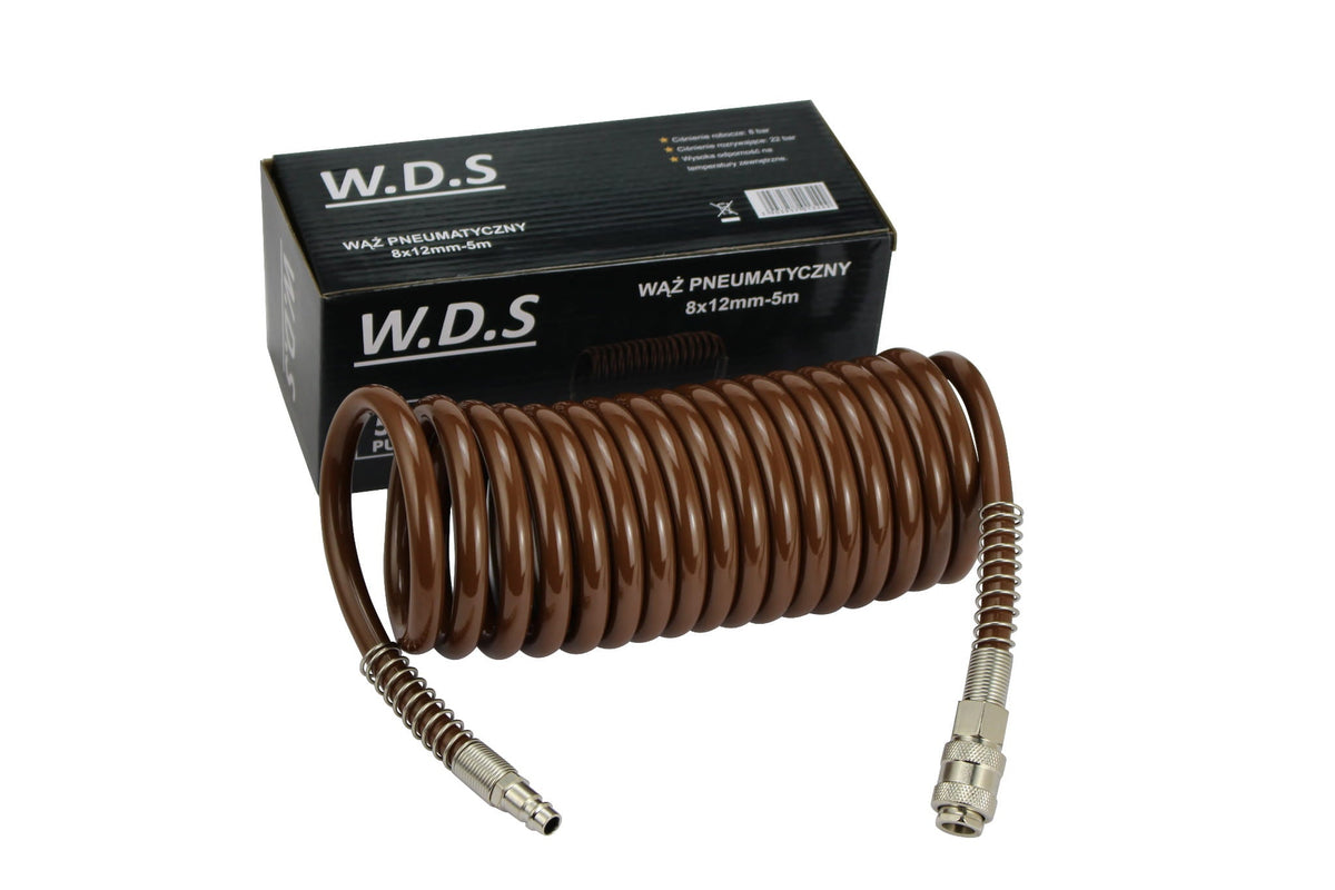 W.D.S spiraalne pneumaatiline voolik 8 × 12 mm 5 m WDS2150 – pilt 5