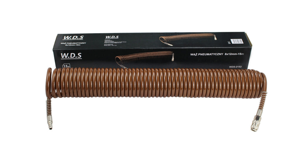 W.D.S pneumaatiline spiraalvoolik 8 × 12 mm, 15 m WDS2152 – pilt 5
