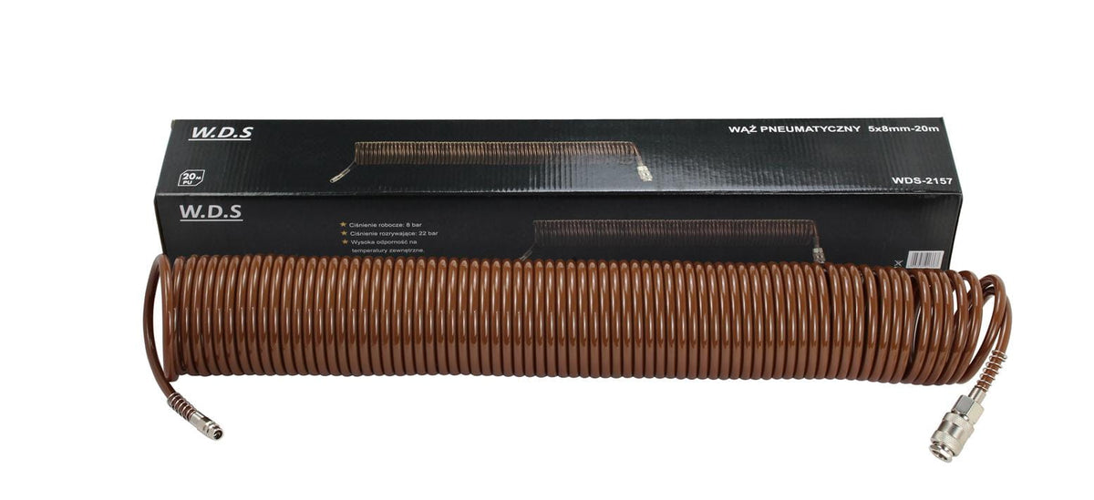 W.D.S spiraalne pneumovoolik 5 × 8 mm 20 m WDS2157 – pilt 2
