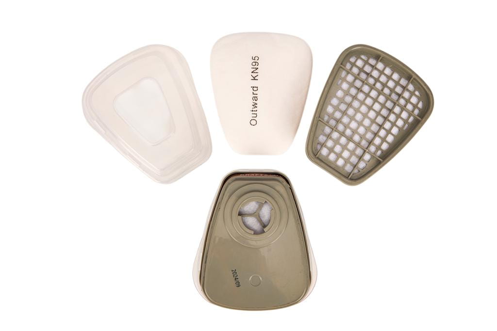 Korduskasutatav värvimistööde poolmask filtritega, suurus L KD10030 – pilt 7