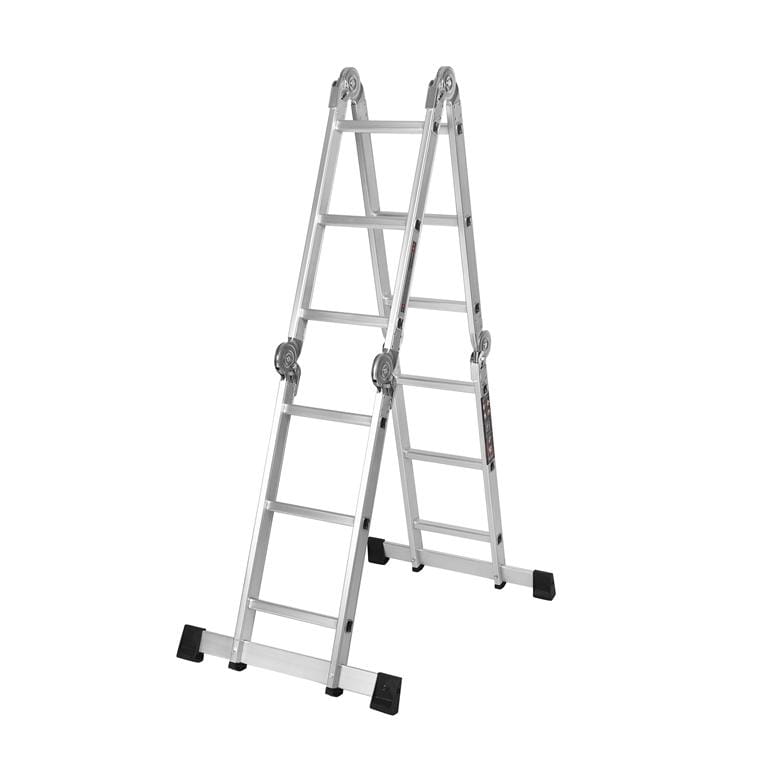 KRAFT&DELE platvormiga kokkupandav alumiiniumredel 4 × 3, 346 cm KD4070 – pilt 1