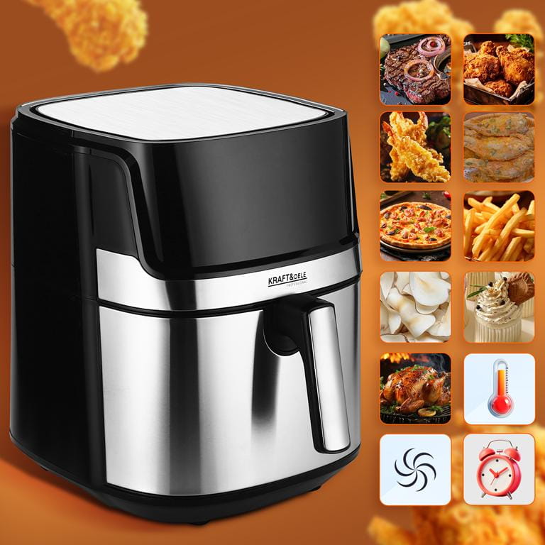 Õlivaba fritüür 8 l KRAFT&DELE 1850 W KD4101 – pilt 3