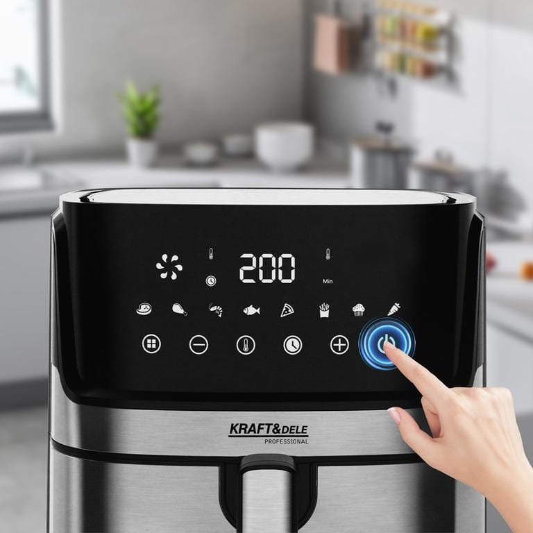 Õlivaba fritüür 8 l KRAFT&DELE 1850 W KD4101 – pilt 9