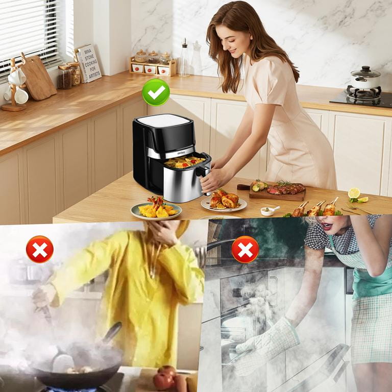 Õlivaba fritüür 8 l KRAFT&DELE 1850 W KD4101 – pilt 4
