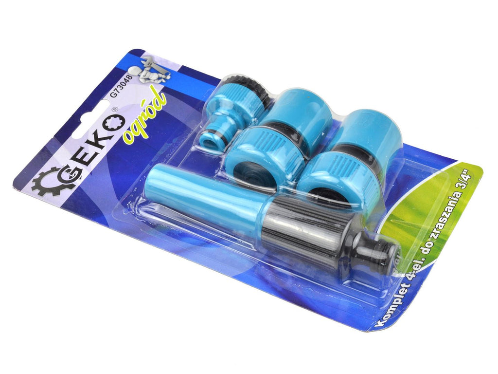 4-osaline komplekt pihustamiseks 3/4" voolikule / blister – pilt 1