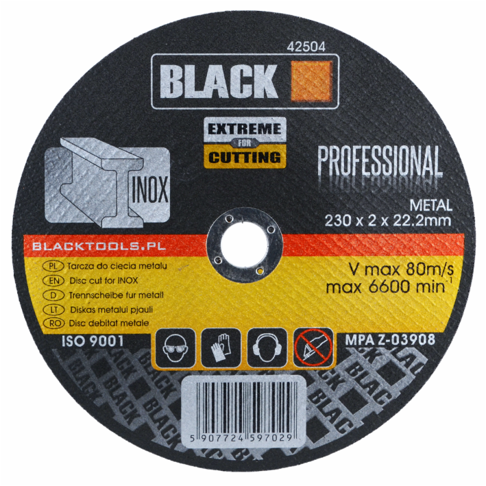 Blacktools õhuke metallilõikeketas 230 × 2 × 22,2 mm 42504 – pilt 2