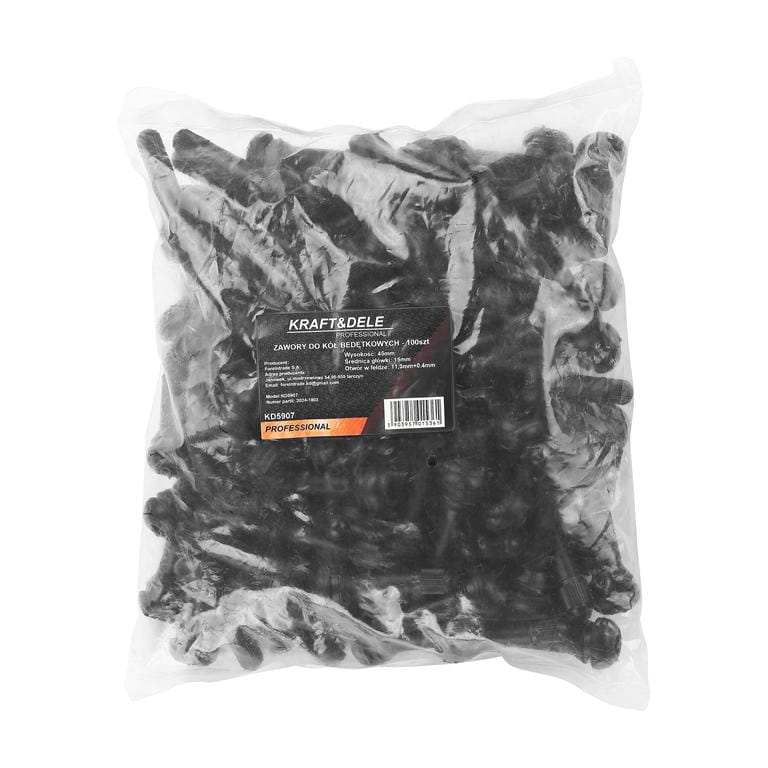 100 tk tubeless-rattaventiile KD5907 – pilt 2