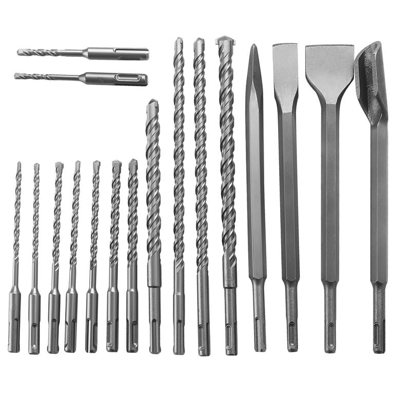17-osaline SDS+ betoonipuuride ja meislite komplekt KD10068 – pilt 5