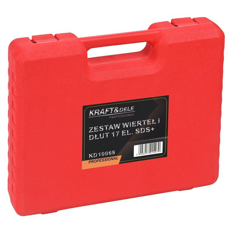 17-osaline SDS+ betoonipuuride ja meislite komplekt KD10068 – pilt 10