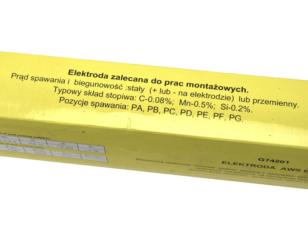 Rutiil-tselluloossed E6013 elektroodid 3.2 mm x 350 mm /ROOSA/ – pilt 3
