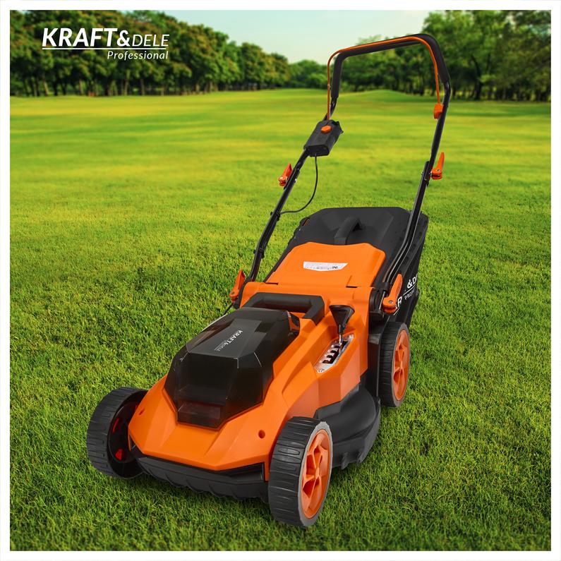 KRAFT&DELE akumuruniiduk 40 V 38 cm 50 l 2 × 6 Ah KD5411 – pilt 10