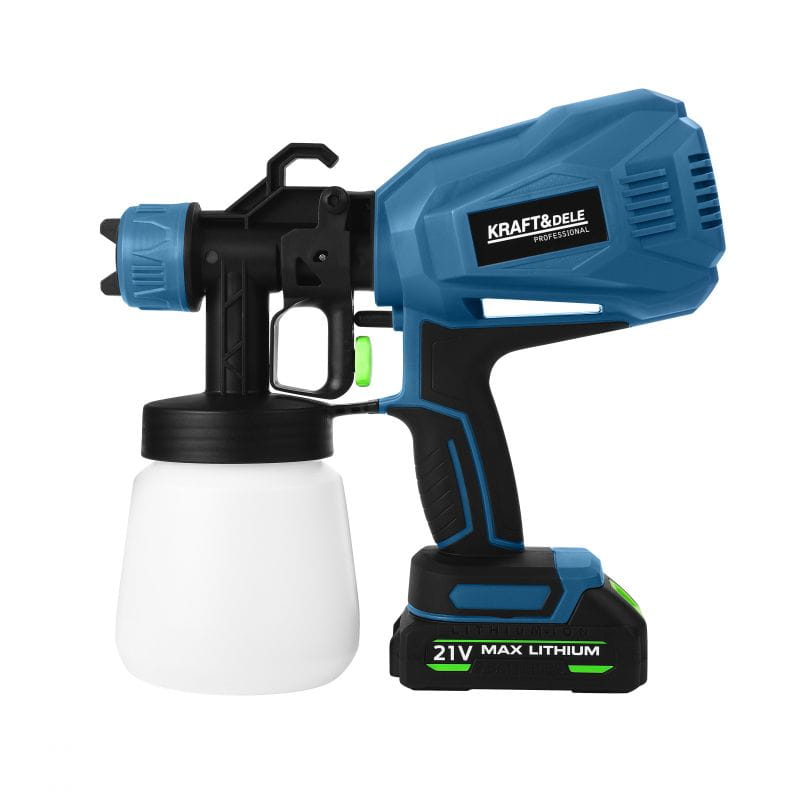 KRAFT&DELE juhtmevaba värvipihustuspüstol 21 V 2000 mAh KD5481 – pilt 3
