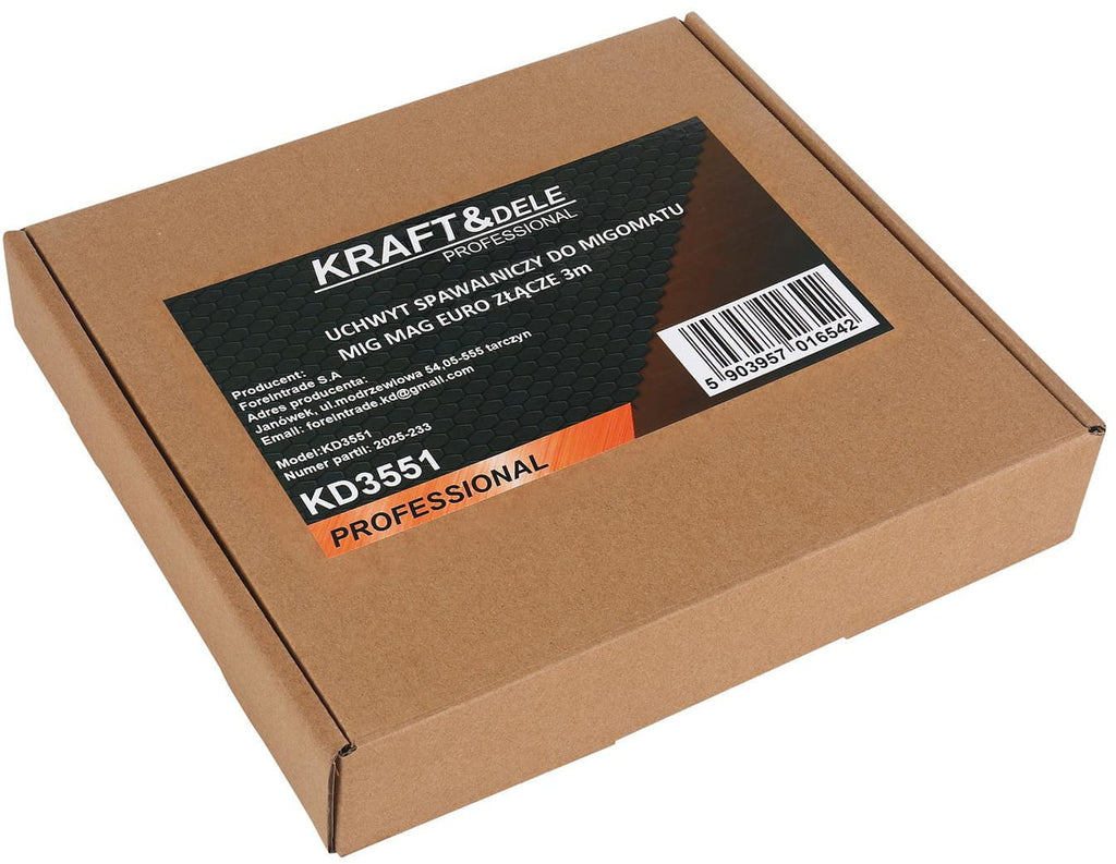 MIG/MAG keevituspõleti 3 m EURO-liitmikuga KD3551 – pilt 10