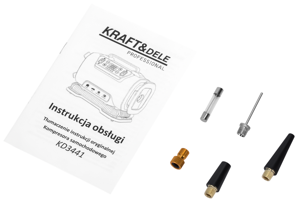 KRAFT&DELE autokompressor LED-taskulambiga 12 V / 230 V KD3441 – pilt 10