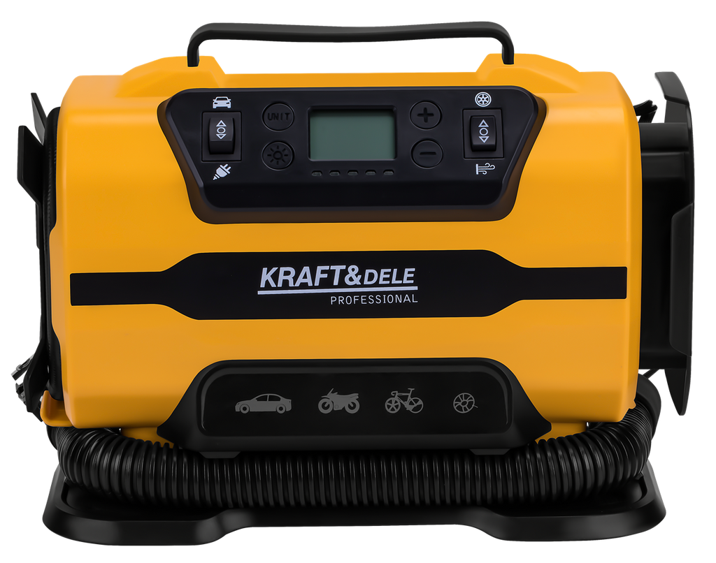 KRAFT&DELE autokompressor LED-taskulambiga 12 V / 230 V KD3441 – pilt 2