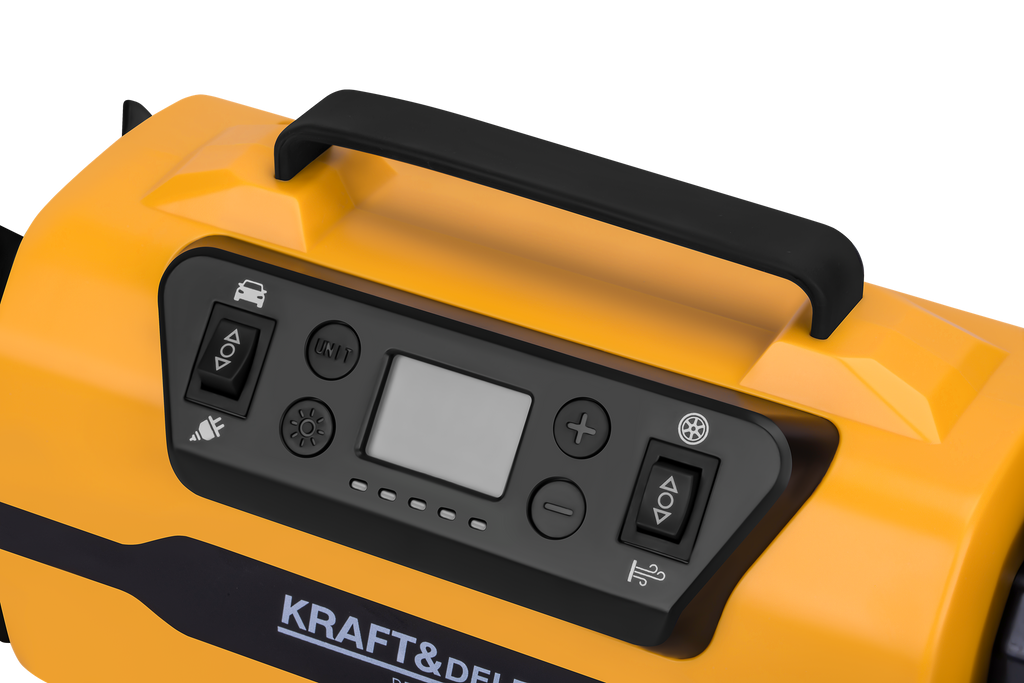 KRAFT&DELE autokompressor LED-taskulambiga 12 V / 230 V KD3441 – pilt 7
