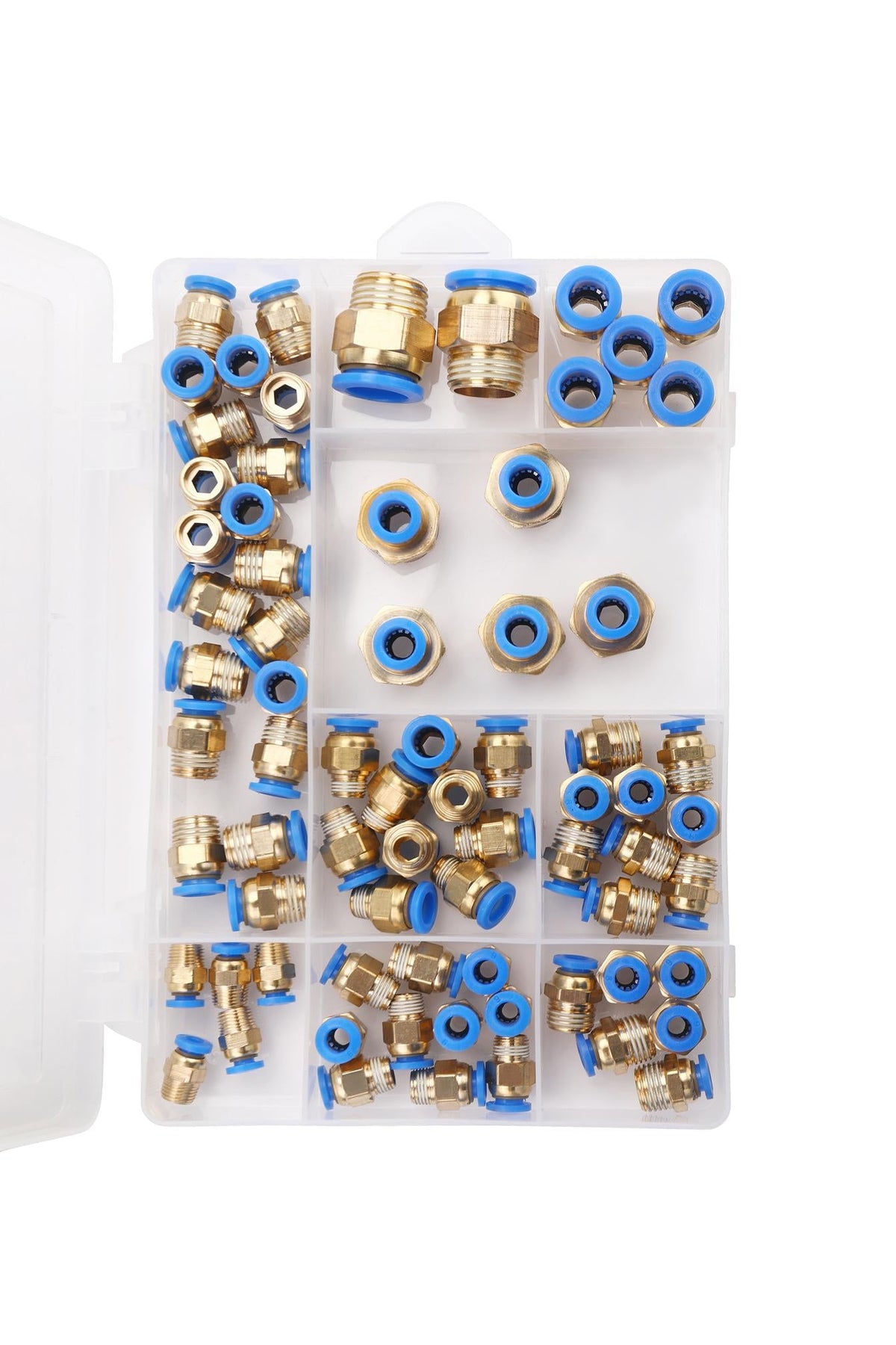 Pneumaatiliste kiirliitmike komplekt 72 tk KD5853 – pilt 3