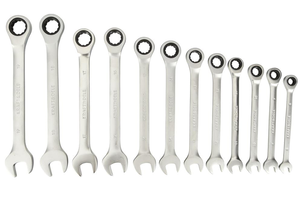 Käristiga kombivõtmete komplekt 8–19 mm 12 tk KD11301 – pilt 8