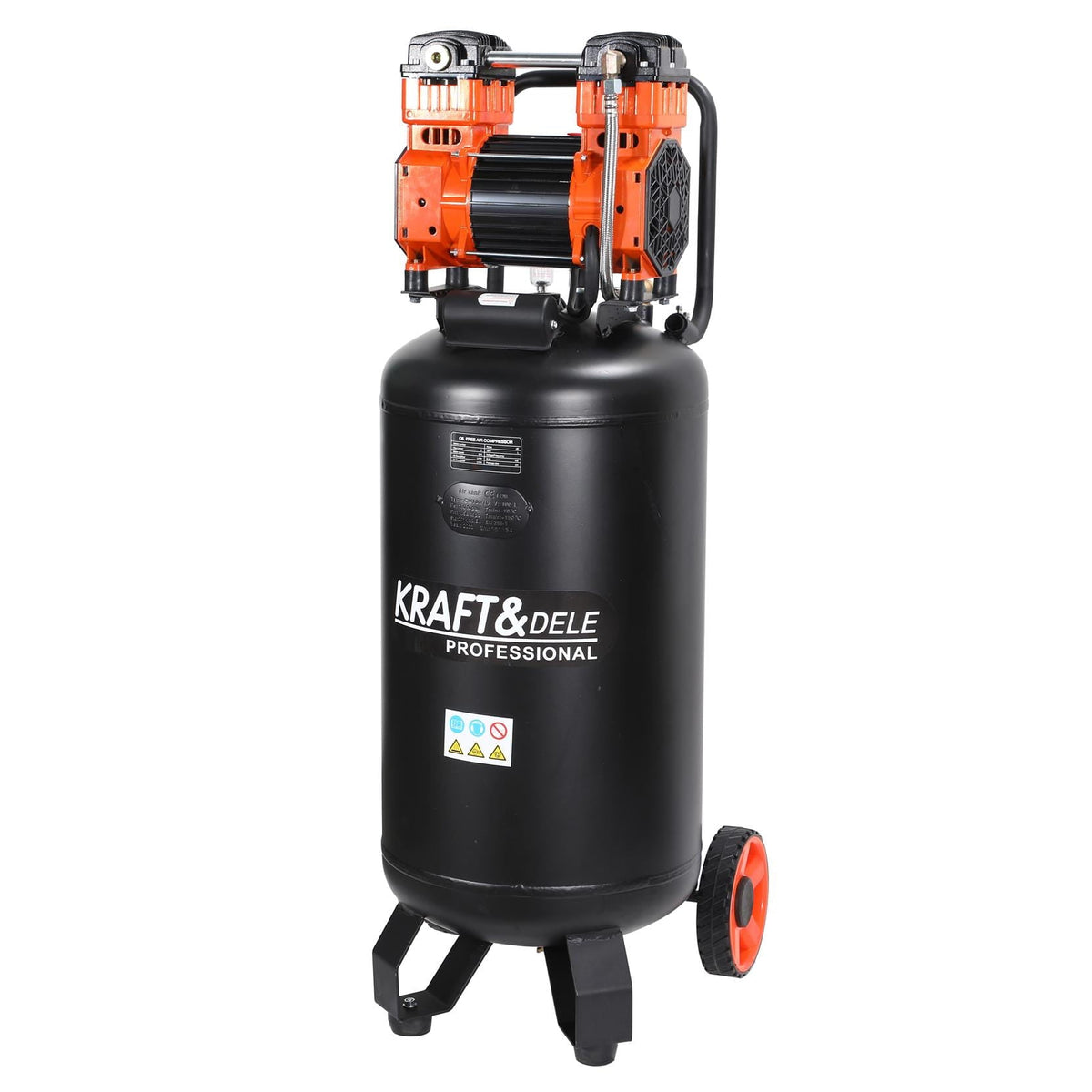 KRAFT&DELE õlivaba õhukompressor 100 l 3000 W KD1389 – pilt 1