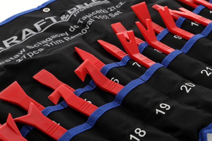 KRAFT&DELE Kvaliteetne 27-osaline plastikheeblite ja tüüblitangide komplekt KD1130