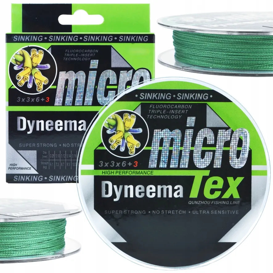 Invisible Dyneema uppuv punutud õngenöör 0,10 mm 150 m 7 kg W21012-10Z – pilt 1