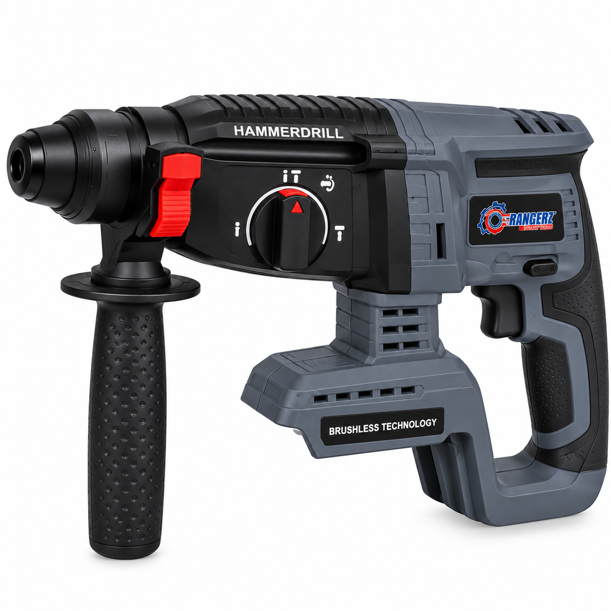 RANGERZ akupuurvasar 48 V 5,0 Ah, 26 mm, harjavaba, SDS-Plus, 2 akuga RS-153 – pilt 2