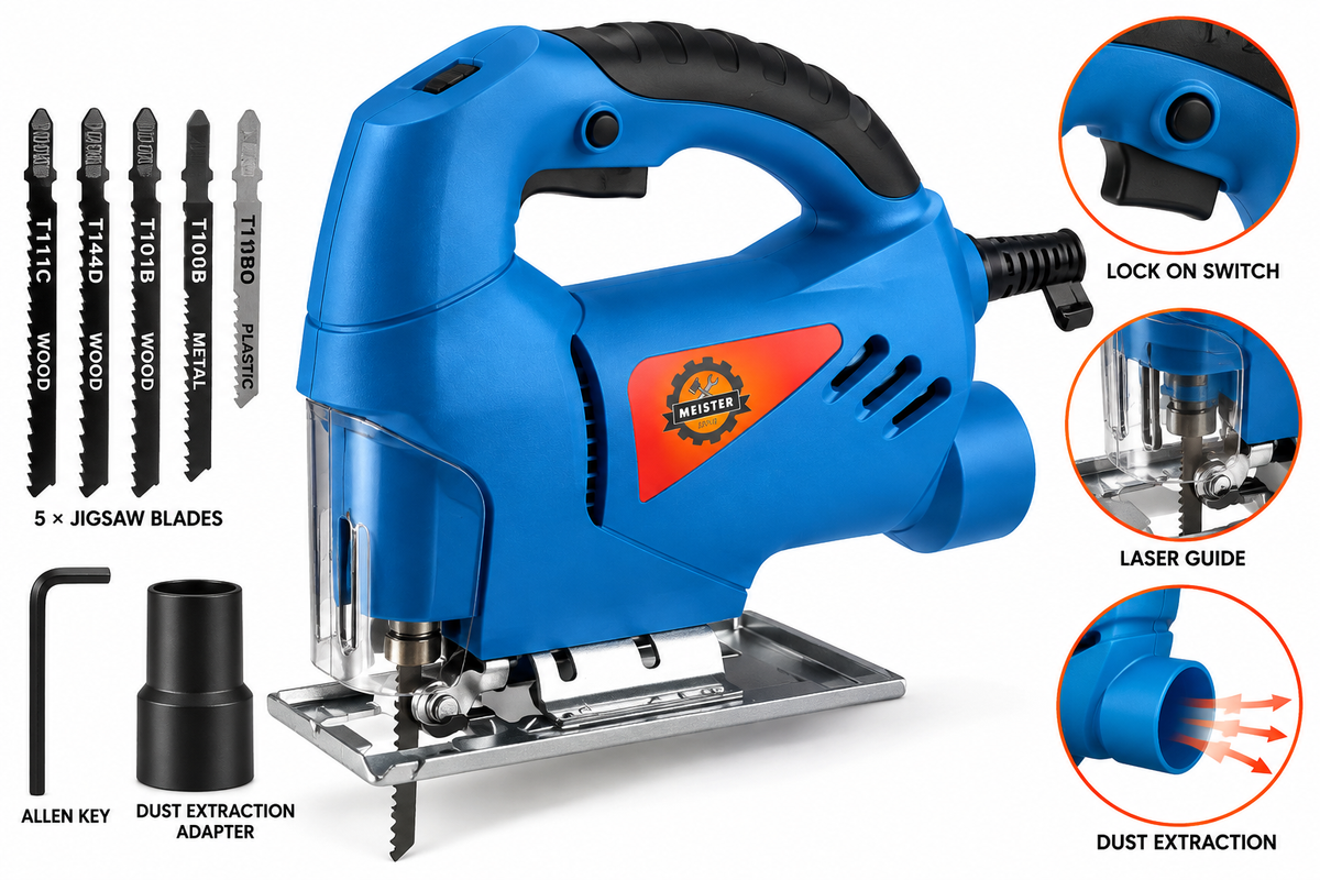 MEISTER elektriline tikksaag 1150 W laserjuhikuga MS-671 – pilt 2