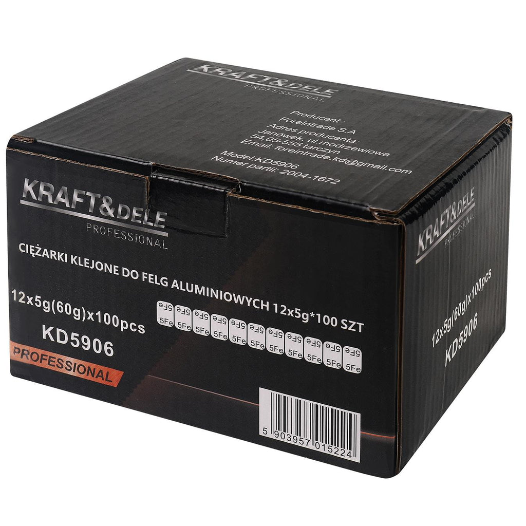 Alumiiniumvelgede liimraskused 12 × 5 g, 100 riba KD5906 – pilt 7