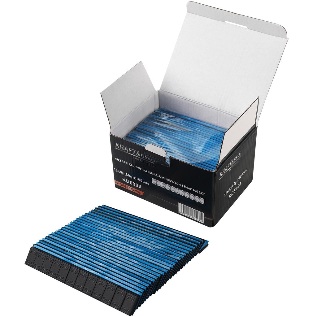 Alumiiniumvelgede liimraskused 12 × 5 g, 100 riba KD5906 – pilt 6