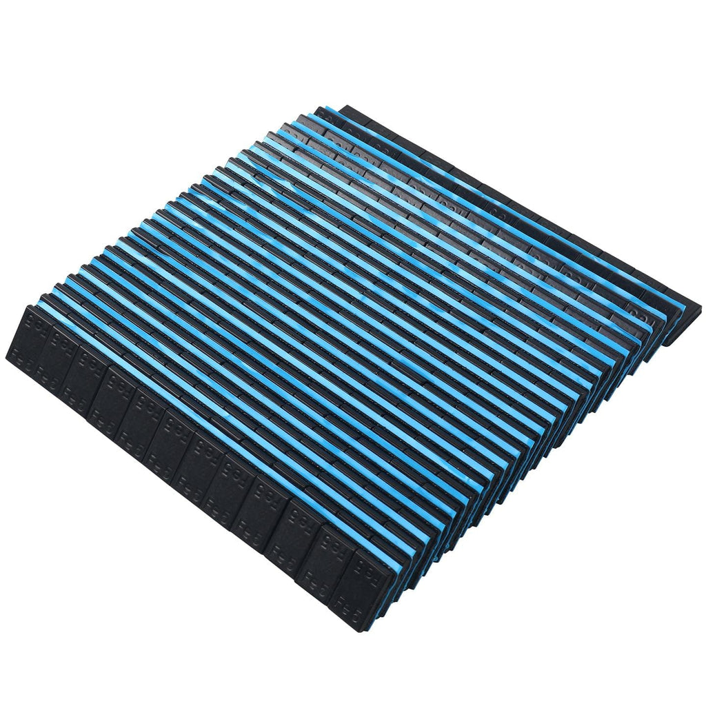Alumiiniumvelgede liimiraskused 12 × 5 g, 50 riba KD5905 – pilt 5