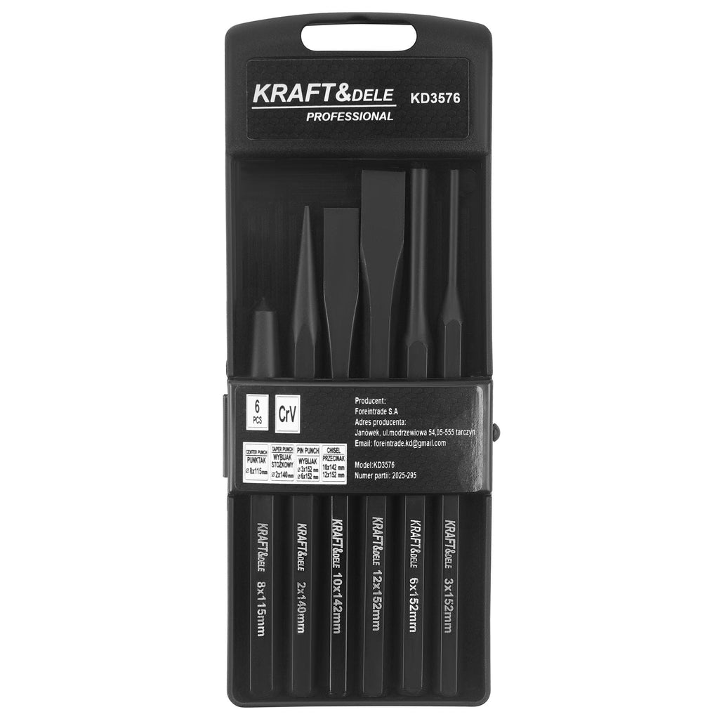 6-osaline tornide, kärni ja meislite komplekt KD3576 – pilt 6