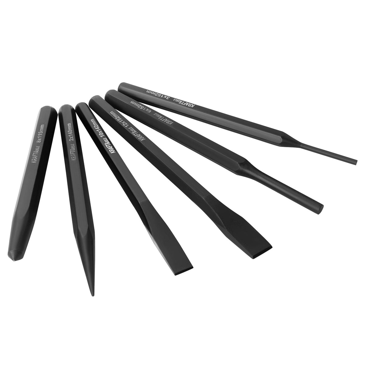 6-osaline tornide, kärni ja meislite komplekt KD3576 – pilt 4