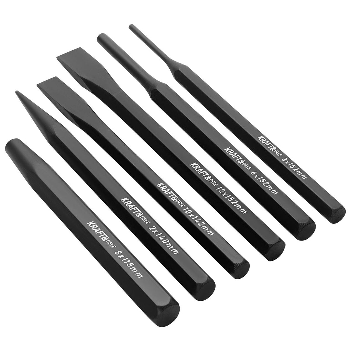 6-osaline tornide, kärni ja meislite komplekt KD3576 – pilt 5
