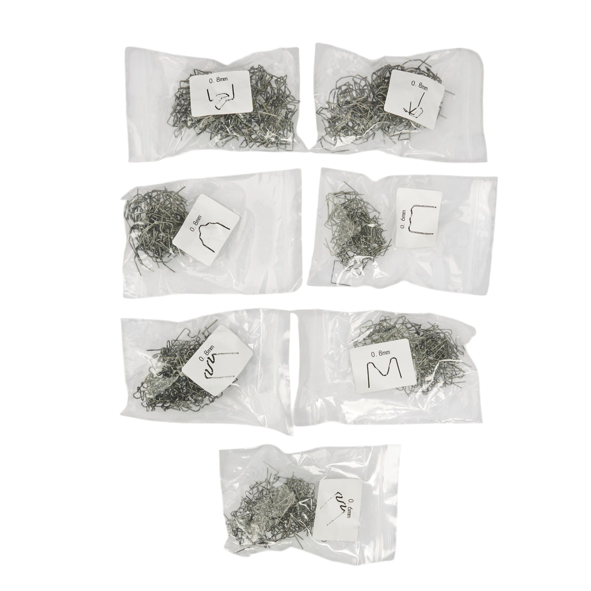 Plastkeevitusklambrid 800 tk KD10765 – pilt 2