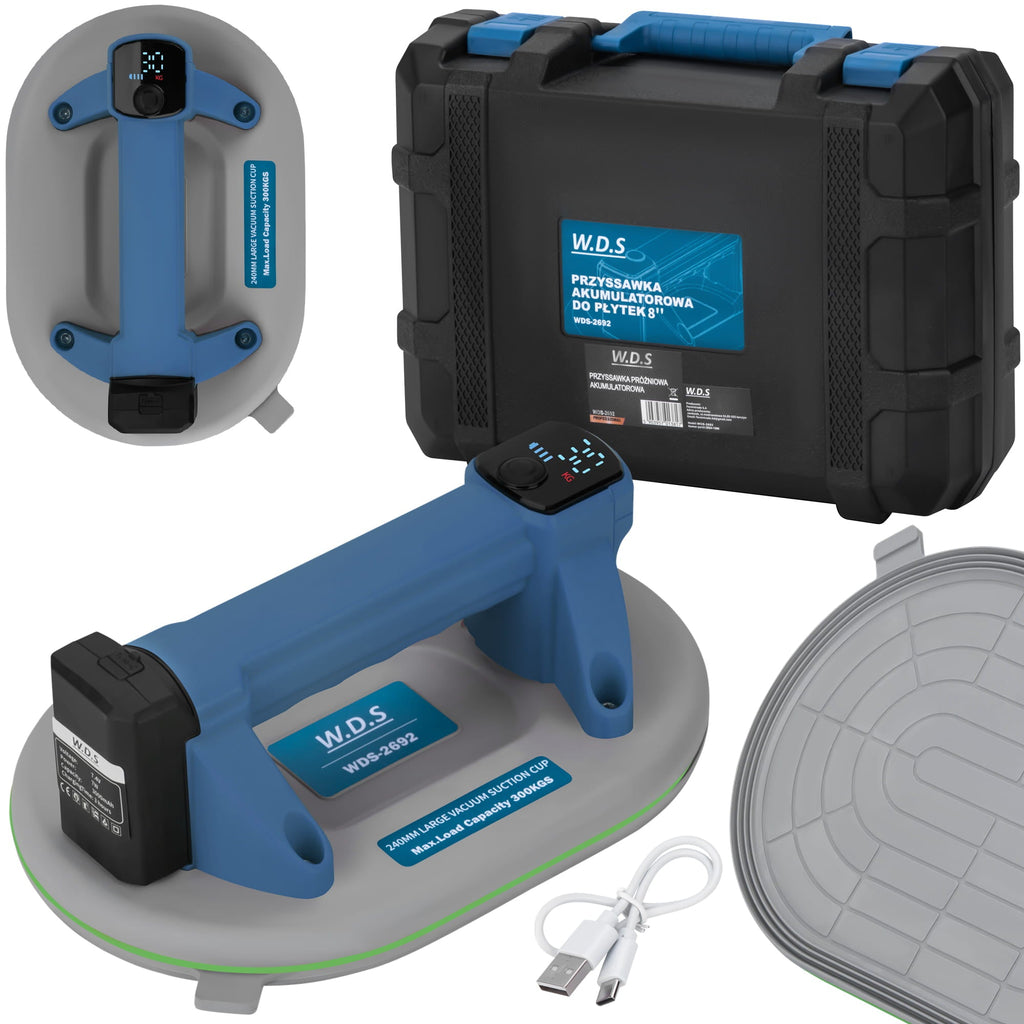 Akutoitega vaakumtõstekupp 240 mm 300 kg USB-C WDS2692 – pilt 2