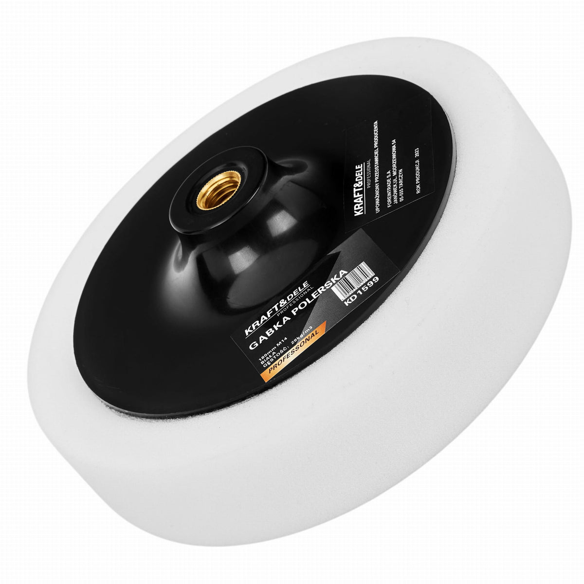 Valge poleerimissvamm 180 mm KD1599 – pilt 3