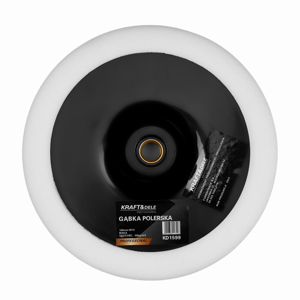 Valge poleerimissvamm 180 mm KD1599 – pilt 4
