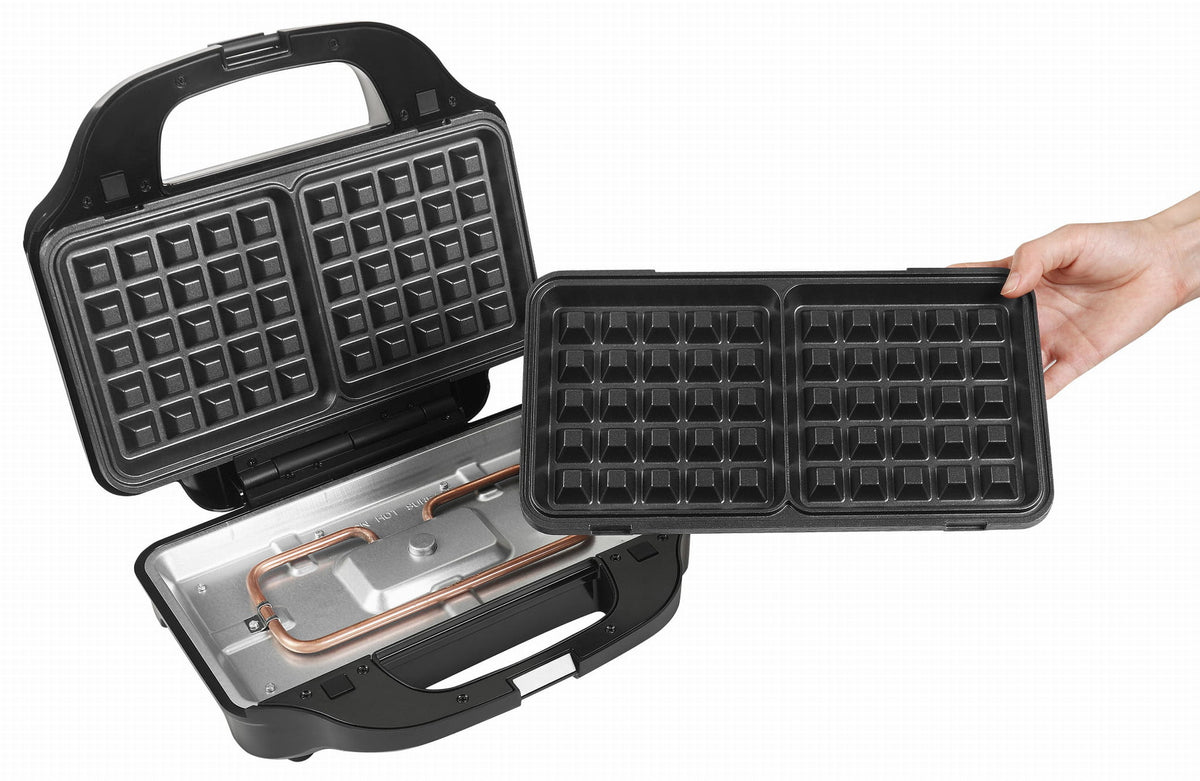 KRAFT&DELE 3-ühes elektriline võileivagrill vahetatavate plaatidega 1500 W KD4133 – pilt 8