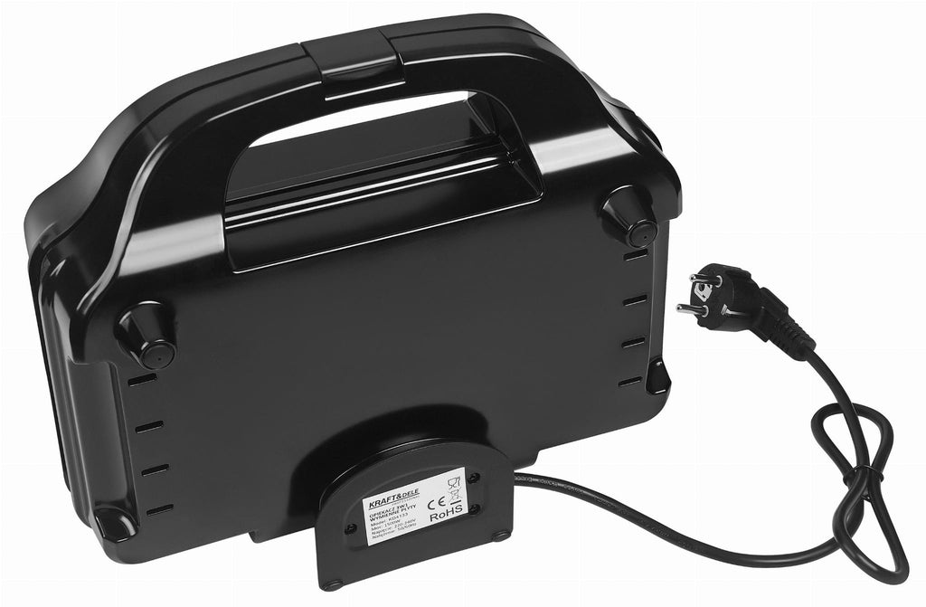 KRAFT&DELE 3-ühes elektriline võileivagrill vahetatavate plaatidega 1500 W KD4133 – pilt 10