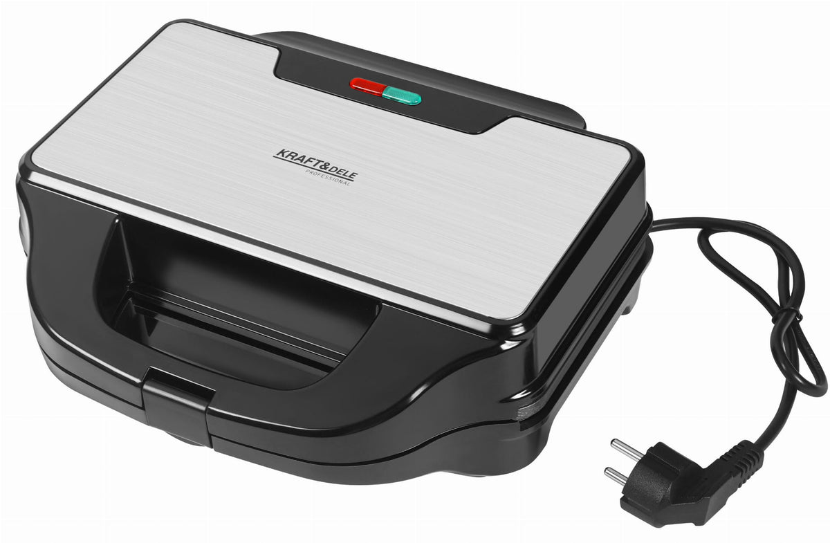 KRAFT&DELE 3-ühes elektriline võileivagrill vahetatavate plaatidega 1500 W KD4133 – pilt 1