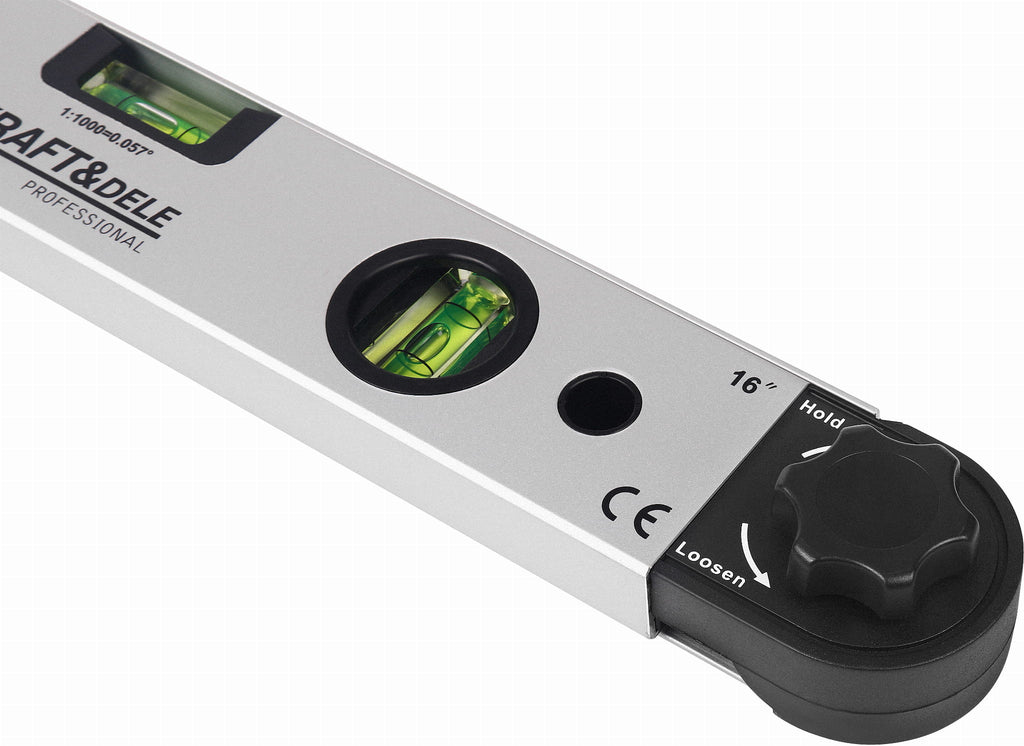 Elektrooniline nurgamõõtja LCD-ekraani ja vesiloodiga 400 mm KD3561 – pilt 9