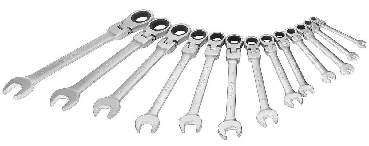 Nihkega põrkmehhanismiga kombivõtmete komplekt 13 tk 8–32 mm KD11305 – pilt 6