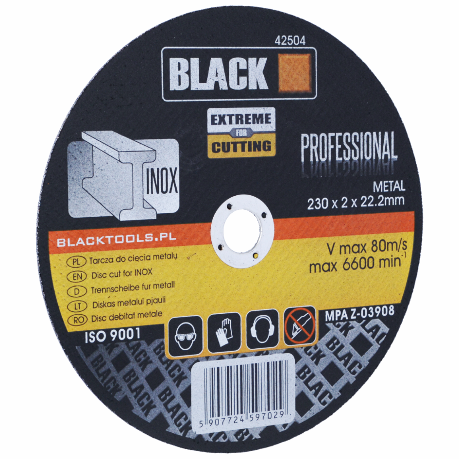 Blacktools õhuke metallilõikeketas 230 × 2 × 22,2 mm 42504 – pilt 3
