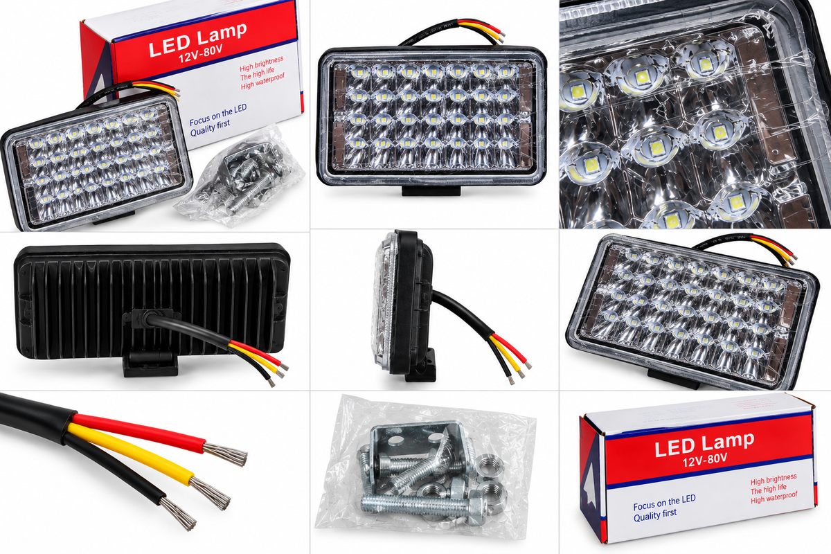 96 W LED-töövalgusti sõidukitele ja masinatele N1306 – pilt 1
