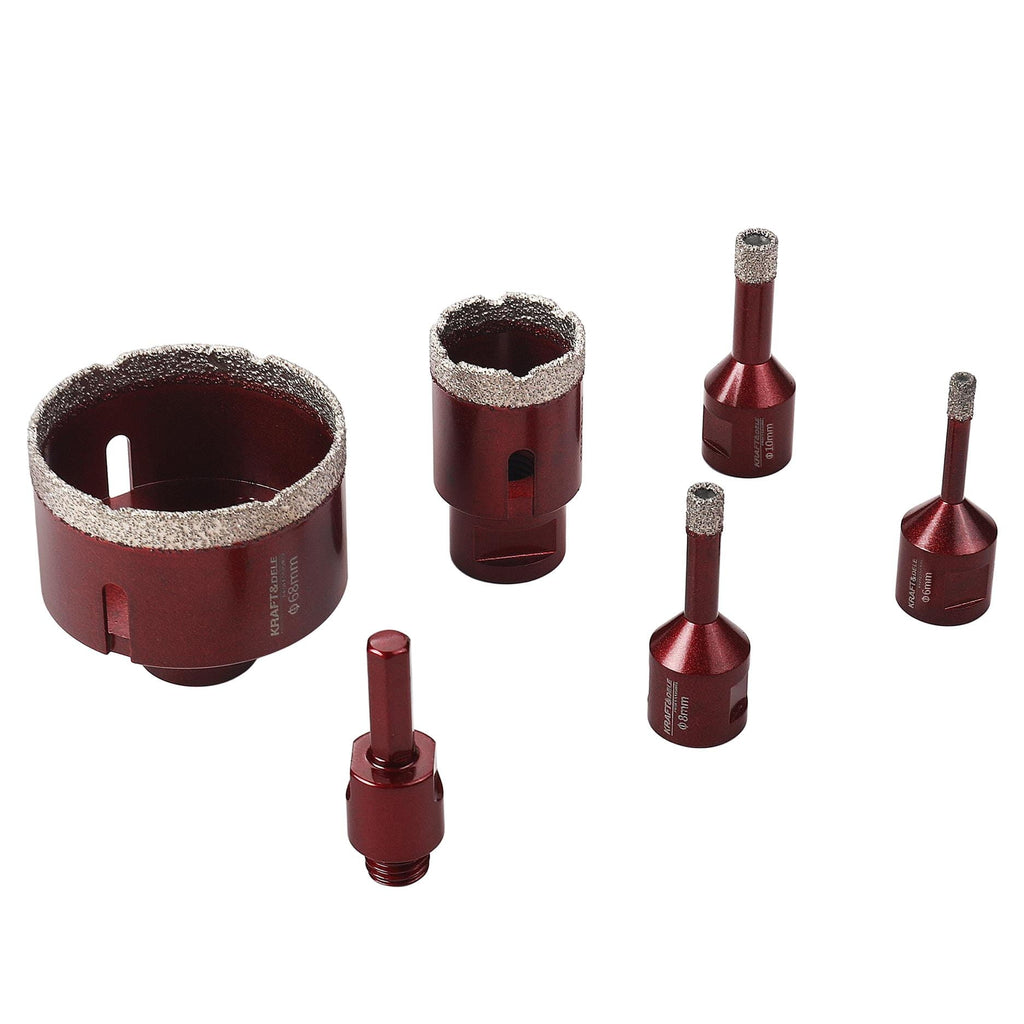 KRAFT&DELE teemantaugusaagide komplekt 6-osaline 6–68 mm KD5953 – pilt 2