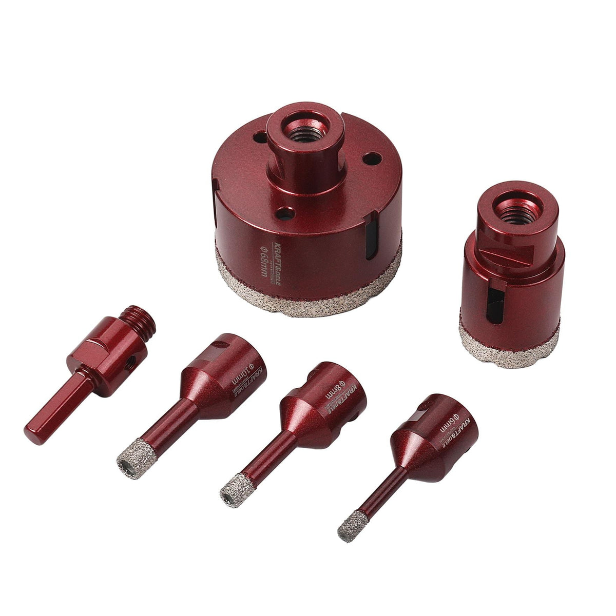 KRAFT&DELE teemantaugusaagide komplekt 6-osaline 6–68 mm KD5953 – pilt 4