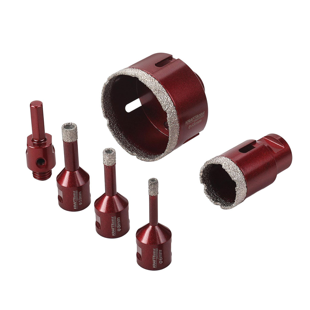 KRAFT&DELE teemantaugusaagide komplekt 6-osaline 6–68 mm KD5953 – pilt 1
