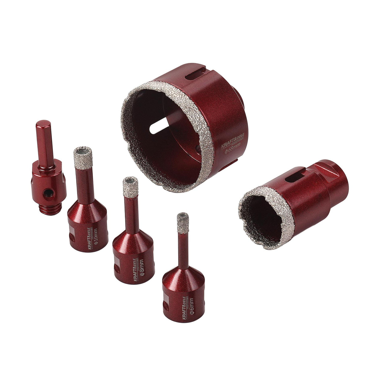 KRAFT&DELE teemantaugusaagide komplekt 6-osaline 6–68 mm KD5953 – pilt 1